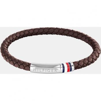 Pulsera Tommy Hilfiger Hombre 2790402 - Cuero Marrón Trenzado