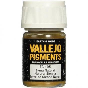Vallejo 30 ml pigmentos, color Natural Sienna