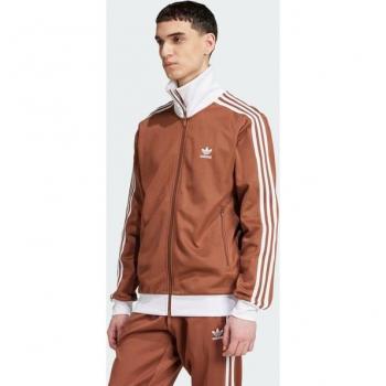 Adidas Adicolor Classics Beckenbauer Hombre Tops de pista - Marrón - Talla: S - Tejido Jersey de algodón