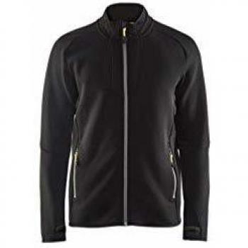 Chaqueta de Trabajo de Forro Polar Elástico Evolution Negra Talla M