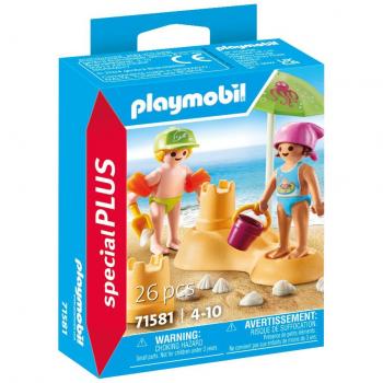 Figura Niños con castillo de arena Playmobil Special Plus