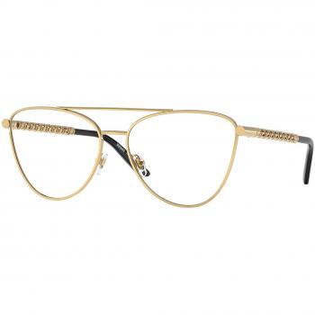 Versace VE1296 1002 Women’s Eyeglasses Gold Size 57 (Frame Only) - Blue Light Block Available
