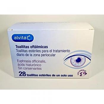 Toallitas Estériles Oftálmicas Alvita 28 toallitas de un solo uso