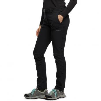 Pantalón largo de mujer Trangoworld Glamos negro, talla S