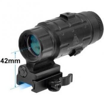 Leapers UTG 3X Magnifier w/ Flip-to-side QD Mount SCP-MF3WEQS, Finish: Matte, Magnification: 3x, 11% Off w/ Free Shipping
