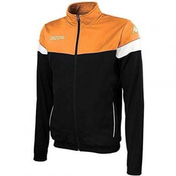 Kappa VACONE JKT Chaqueta, Niños, Negro/Naranja/Blanco, 14Y