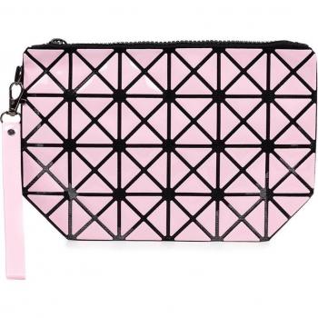 IRIA QUINTANA Clutch estampado geométrico