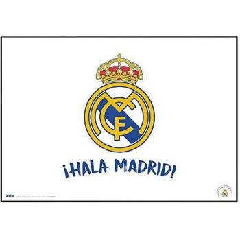 Vade Real Madrid - Tapete escritorio, Vade escolar multifuncional, Protector escritorio - Producto con licencia oficial