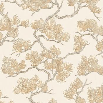 Papel de pared Dutch Wallcoverings pino crema