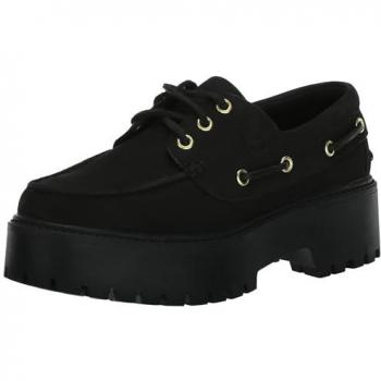 Timberland Stone Street Women's Black Boat Shoes Size 6 UK (39 EU)