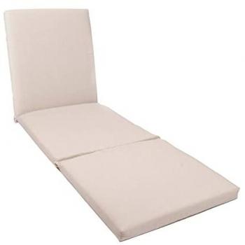 Cojín Cama Desenfundable Beige 185x55x6 cm