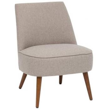 Sillón Relax Gary Beige de Polyester - Atmosphera Créateur D'Intérieur