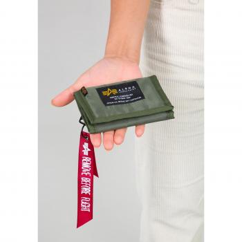 Alpha Industries Crew Wallet Sage Green