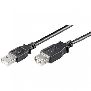 Cable de extensión USB 2.0 A-A M/F, AWG28, de 1,0 metro