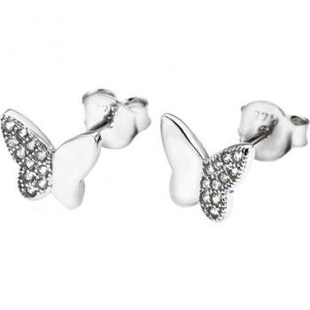 Pendientes Mariposa Time Road JS00066 Plata, Mujer