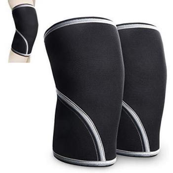 AETKFO Rodilleras Menisco y Ligamento Rodilleras Deportivas 1 par Protección Rodilla para Hombres y Mujeres Esponja Protector de Rótula Abierta Rotuliana Antideslizante
