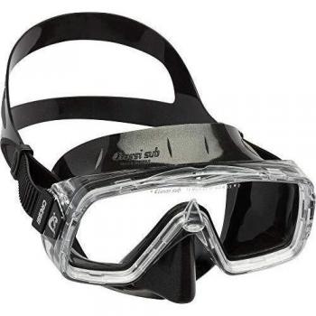 Cressi Sirena Black Gafas de Snorkeling, Unisex-Adulto, Negro, Talla única