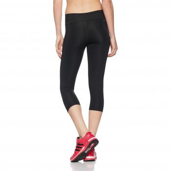 adidas Wo 3/ 4 Tight Mallas, Mujer, Verde / Negro