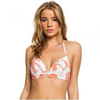 Roxy - Top de Bikini Triangular Moldeado - Mujer - M - Rosa
