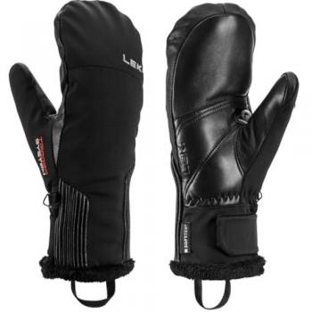 Manoplas de Esquí Leki Vallarta 3D para Mujer, Color Negro, Talla 7.5