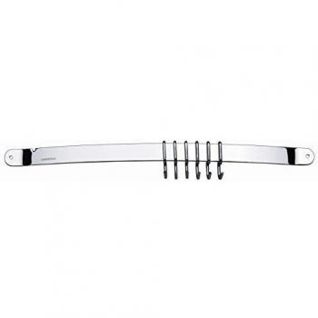 Tringle de suspensión para utensilios de cocina LAGOSTINA con 6 ganchos - 44 cm de acero inoxidable