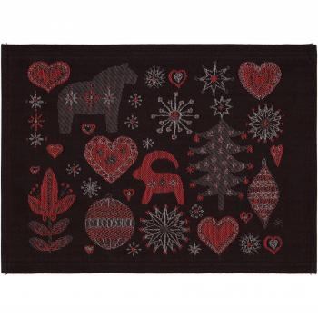 Mantel individual Julnatt negro