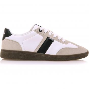Zapatillas deportivas MTNG Nova para hombre, color blanco, con cierre de cordones y puntera redonda
