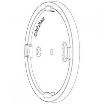 Soporte de pared Barco para ClickShare CX-20 y CX-30, accesorio inalámbrico negro