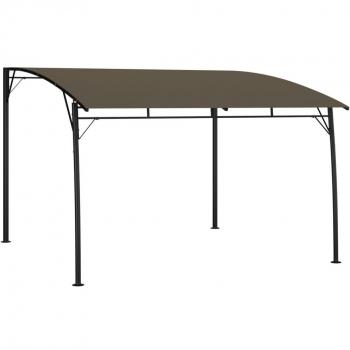 3x3x2.55 m Taupe Garden Sunshade Awning