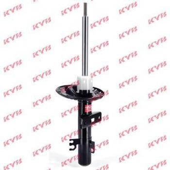 Amortiguador KYB Excel-G 335839 - Amortiguador de gas, diseño monotubo, tecnología de válvula doble, ajuste automático del amortiguamiento, compatible con vehículos específicos