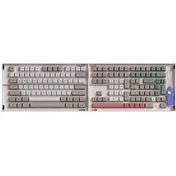 Akko 9009 Retro 178-Key ASA Perfil Double Shot PBT Keycap Set para teclados mecánicos con caja de colección
