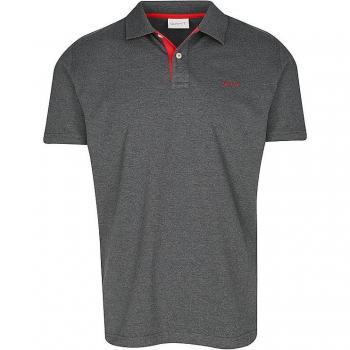 Polo Gant Regular Fit de Piqué Contrast en Melange Antracita para Hombre - Talla L
