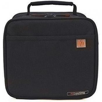 Iris Classic Bolsa térmica portacomida, Sintético, Negro, 18 x 21 x 11 cm