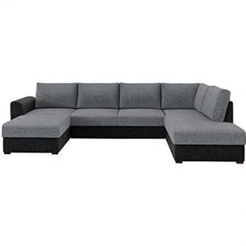 Sofá rinconero Comfivo 189 Premium con función de descanso y caja de ropa de cama, 305 x 188 x 85 cm