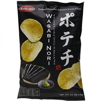 Patatas fritas Wasabi y Nori Koikeya 100 gr