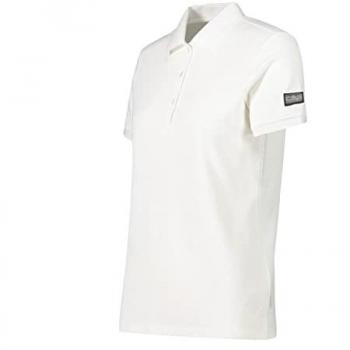 CMP Women's Short Sleeve White Polo Shirt