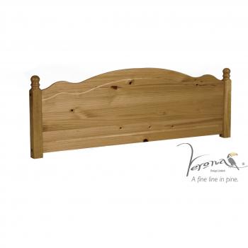 Diseño Vicenza Veneza - Cabecero de cama, madera, madera de pino, 5 FT