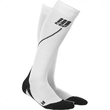 CEP Strumpf Progressive+ Run Socks 2.0 - Calcetines, color blanco / negro, talla IV
