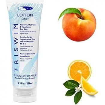 TRISWIM Moisturizing Skin Regenerating Lotion For Swimmers Peach Orange Blossom