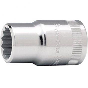 Bahco SB7800DZ-3/8 Vaso 12 Caras 1/2, 3/8 Clip