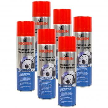 6 x Nigrin RepairTec limpiador de freno notebook limpiador 500 ml 74057