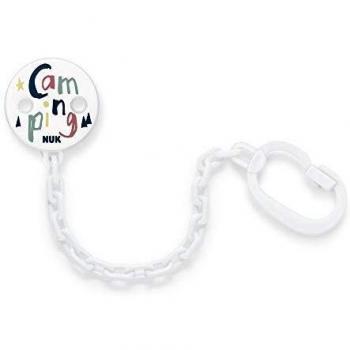 NUK Hello Adventure Soother - Cadena con clip, sin BPA, 1 pieza