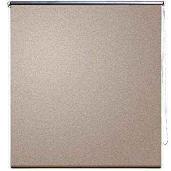 vidaXL Persiana Enrollable Apagón 60 x 120 cm Beige Estor para Ventanas Persiana