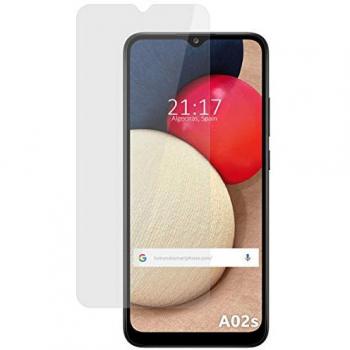 Protector Cristal Templado para Samsung Galaxy A02s - Vidrio resistente, alta transparencia, fácil instalación, protección contra golpes y arañazos