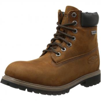 Skechers Rawling Dorson - Botas de cuero hombre, color marrón, talla 46