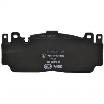 Juego de pastillas de freno HELLA 8DB 355 019-991 para BMW, con preparación para indicador de desgaste, incluye cuatro pastillas por set