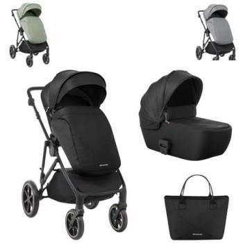 Cochecito Kikkaboo Thea 2024 Dos Piezas 2 en 1 con Ruedas EVA y Manillar Ajustable