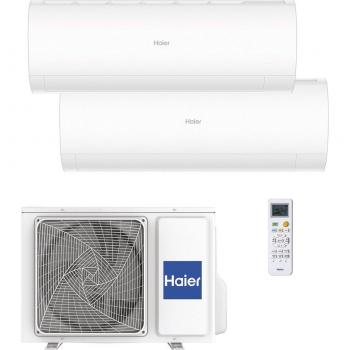 Aire Acondicionado Multisplit 2x1 Haier Inverter A+++ WiFi 4.644 frig/h PERLA 25+25/40 PREMIUM