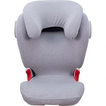 Funda de Algodón Jyoko para Silla de Coche Britax Römer Kidfix SL - Fácil de Colocar, Color Stone Grey