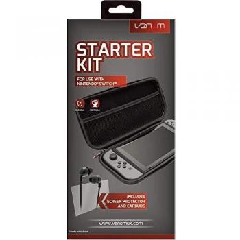 Venom Switch Tempered Glass Screen Protector And Controller Case Starter Kit